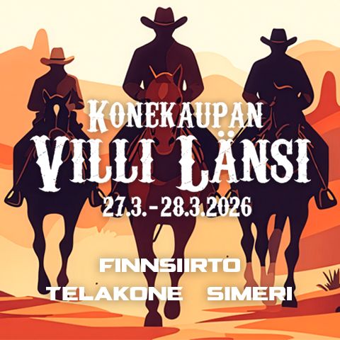 Konekaupan Villi Länsi järjestetään jälleen Liedossa 27.–28.3.2026.