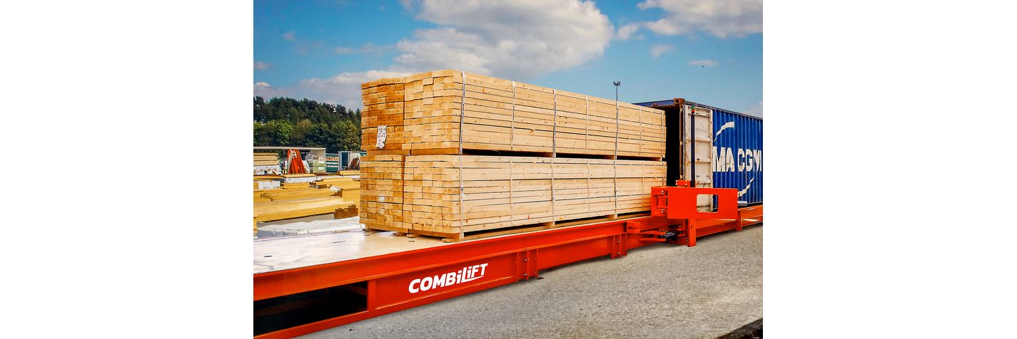 Kontinlastausjärjestelmä Combilift Combi-CSS hyödyntää innovatiivista tekniikkaa