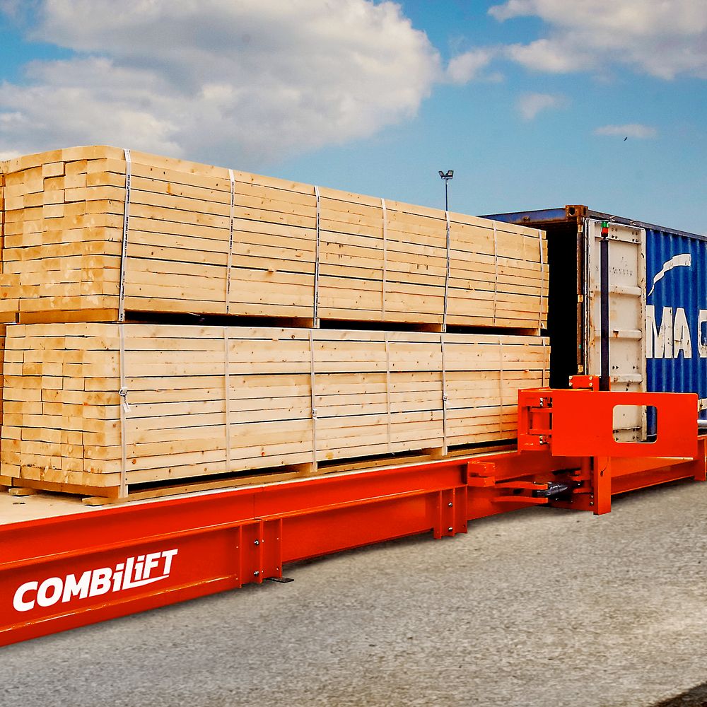 Kontinlastausjärjestelmä Combilift Combi-CSS hyödyntää innovatiivista tekniikkaa