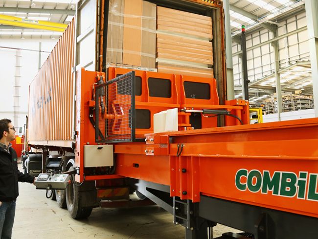 Kontinlastausjärjestelmä Combilift Combi-CSS
