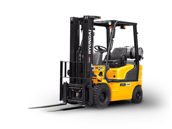 Vastapainotrukki Hyundai 15L-7M (kaasutrukki, 1500 kg)
